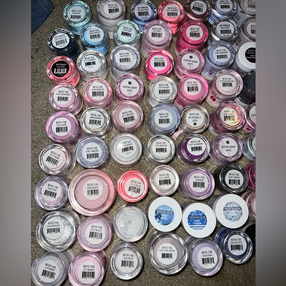 Revel Nail Huge Lot of 75 Dip Dipping Powders Manicure - Rare and retired colors - Picture 3 of 5